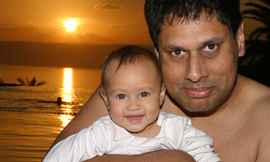 Dead Sea Sunset.jpg - Dead Sea - Jordan - November 2005